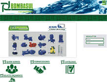 Tablet Screenshot of bombasul.com.br